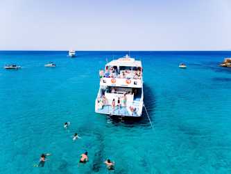 Wycieczka fakultatywna, Rejs na Blue Lagoon z Pafos rejs poranny z transferem z adresu